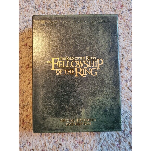 The Lord of the Rings Fellowship of the Rings Platinum Series DVD set - Picture 1 of 9